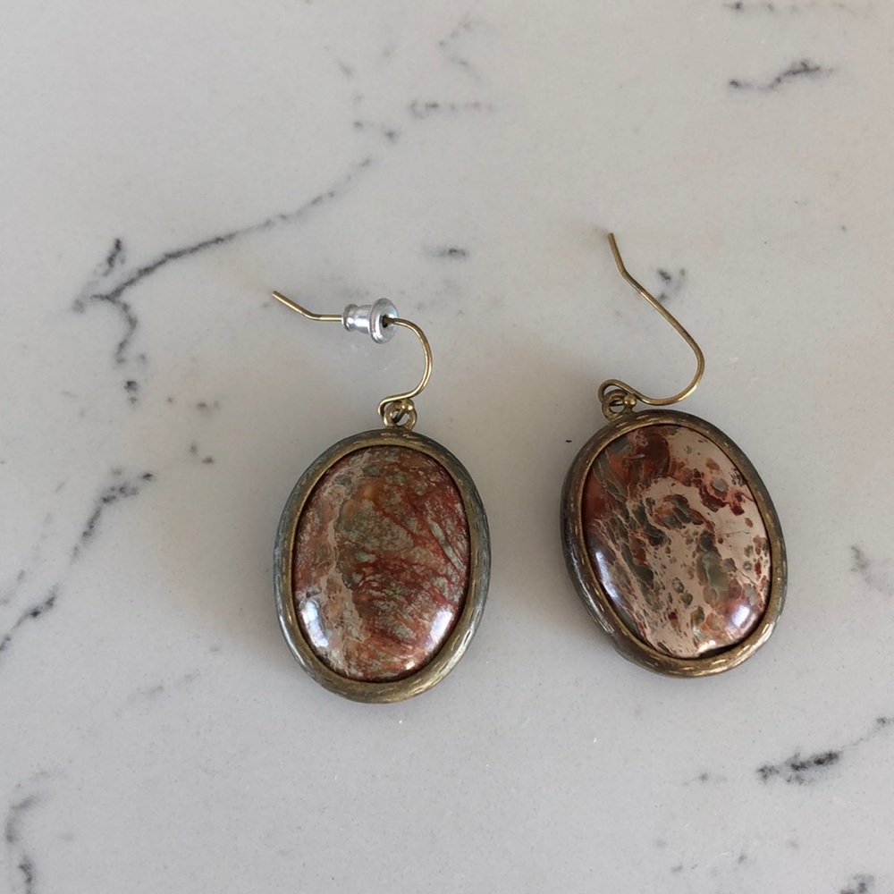 Anthropologie Stone Earrings